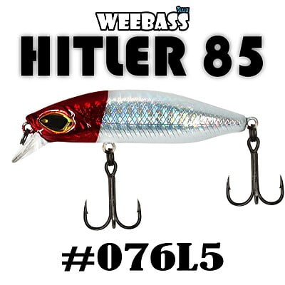 WEEBASS LURE (เหยื่อปลั๊ก) - รุ่น HITLER85 SINKING 85mm/24g (076L5)