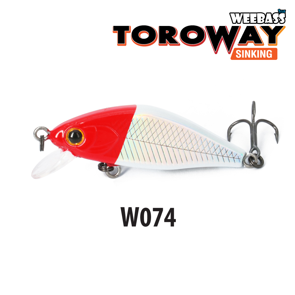 WEEBASS LURE (เหยื่อปลั๊ก) - รุ่น TOROWAY SINKING 45mm/4.5g (W074)