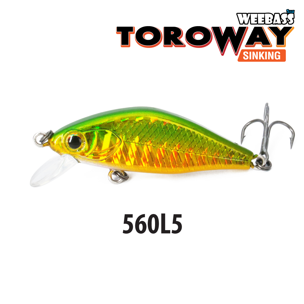 WEEBASS LURE (เหยื่อปลั๊ก) - รุ่น TOROWAY SINKING 45mm/4.5g (560L5)