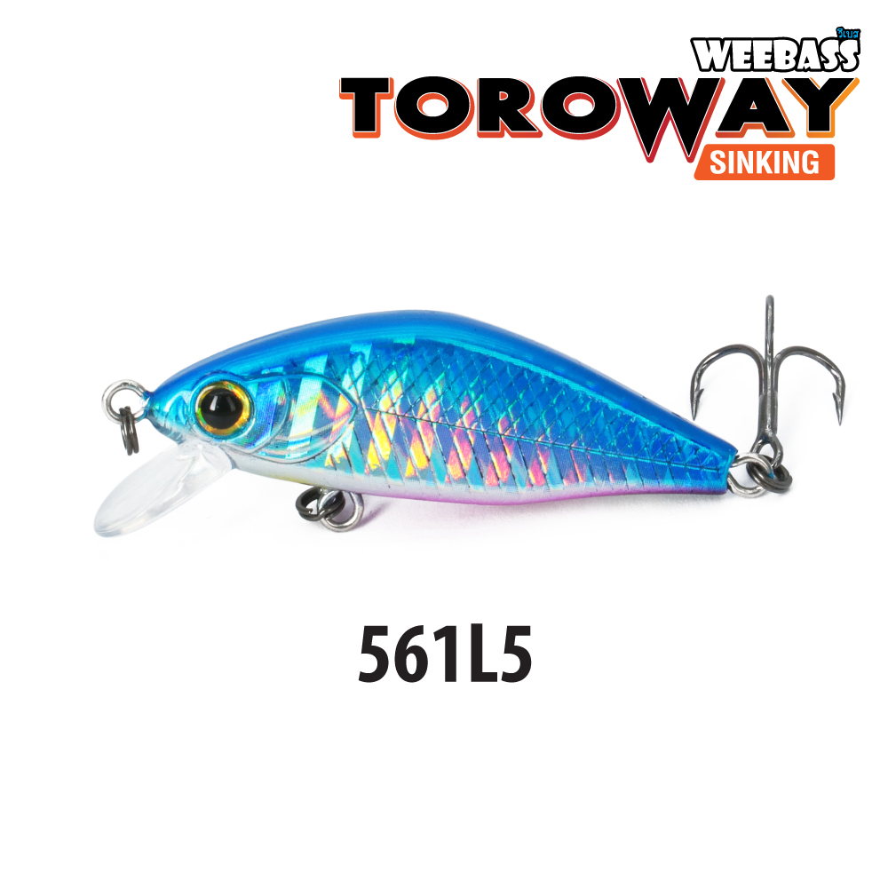 WEEBASS LURE (เหยื่อปลั๊ก) - รุ่น TOROWAY SINKING 45mm/4.5g (561L5)