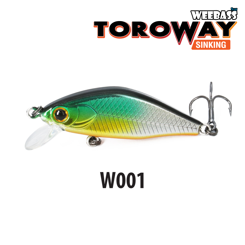 WEEBASS LURE (เหยื่อปลั๊ก) - รุ่น TOROWAY SINKING 45mm/4.5g (W001)