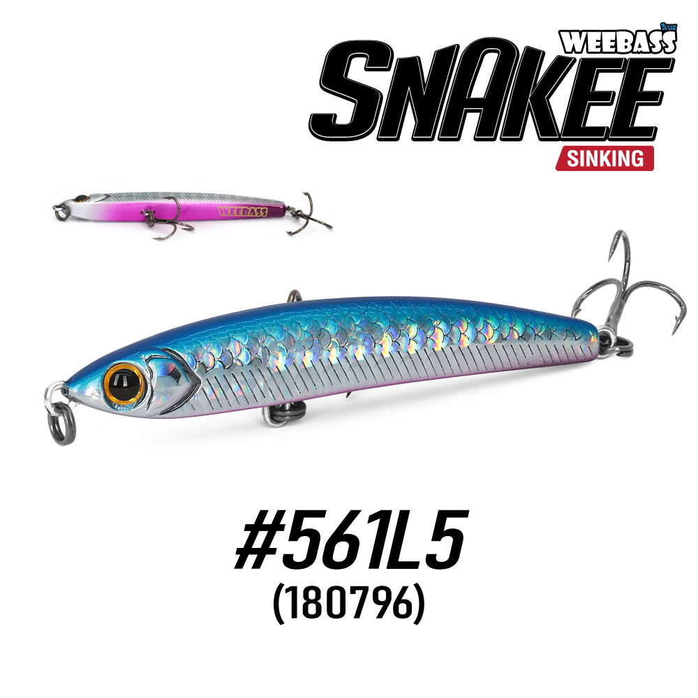 WEEBASS LURE (เหยื่อปลั๊ก) - รุ่น SNAKEE SINKING 60mm/5g (561L5)