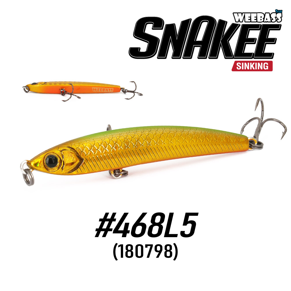 WEEBASS LURE (เหยื่อปลั๊ก) - รุ่น SNAKEE SINKING 60mm/5g (468L5)