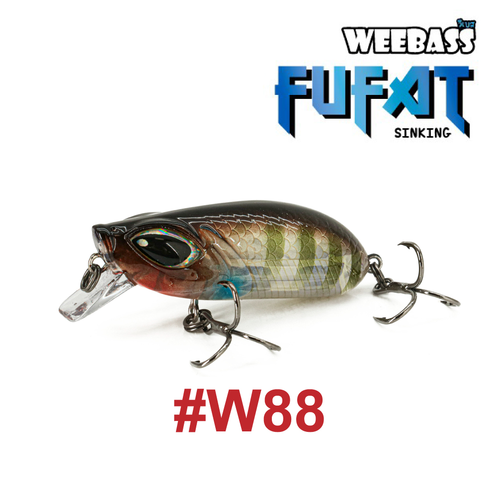 WEEBASS LURE (เหยื่อปลั๊ก) - รุ่น FUFAT SINKING 60mm/10g (W088)