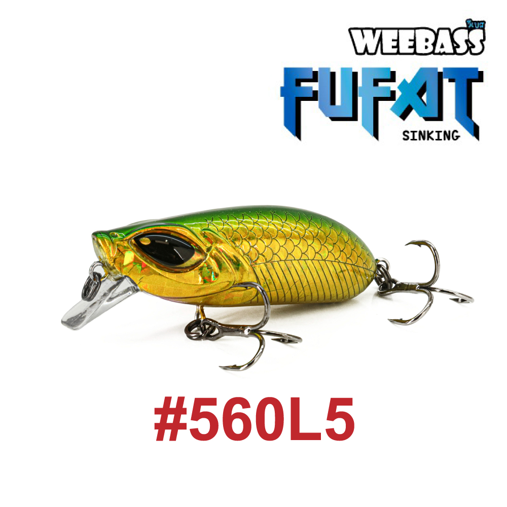 WEEBASS LURE (เหยื่อปลั๊ก) - รุ่น FUFAT SINKING 60mm/10g (560L5)