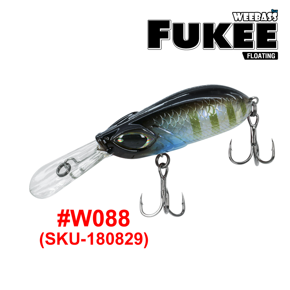 WEEBASS LURE (เหยื่อปลั๊ก) - รุ่น FUKEE FLOATING 60mm/8g (W088)