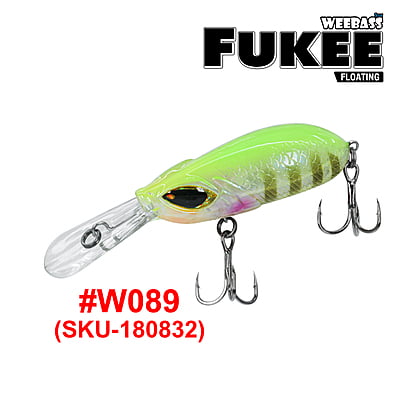 WEEBASS LURE (เหยื่อปลั๊ก) - รุ่น FUKEE FLOATING 60mm/8g (W089)