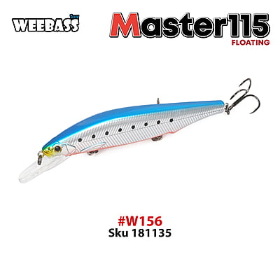 WEEBASS LURE (เหยื่อปลั๊ก) - รุ่น MASTER115 FLOATING 115mm/17.5g (W156)