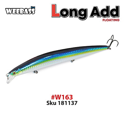 WEEBASS LURE (เหยื่อปลั๊ก) - รุ่น LONG ADD FLOATING 175mm/30g (W163)