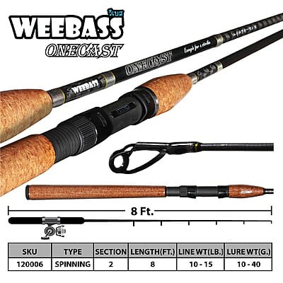WEEBASS คัน - รุ่น ONECAST OC802L (10-40g)