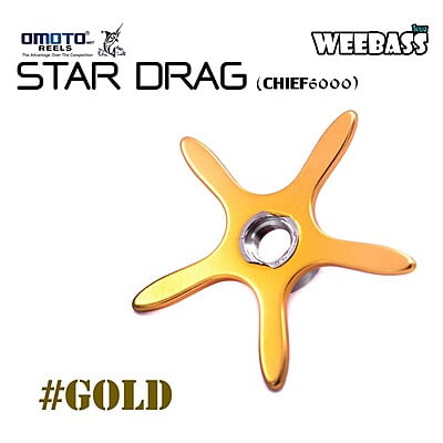 OMOTO ชุดแต่งรอก - รุ่น STAR DRAG รอก CHIEF6000 ( GOLD )