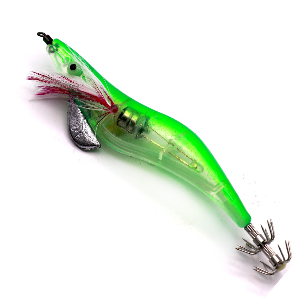 WEEBASS เหยื่อตกปลาหมึก - รุ่น FCL SYQ 1003-3.5, สีเขียว