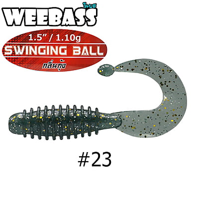 WEEBASS เหยื่อหนอนยาง - รุ่น SWINGING BALL 1.1g  , 23