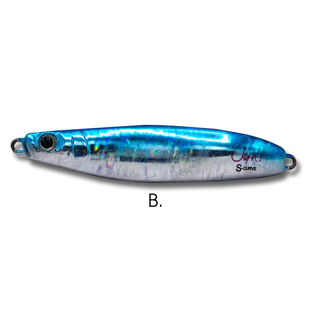 WEEBASS เหยื่อจิ๊กกิ้ง - รุ่น S-CURVE BY JIG IT 60g (B) WEEBASS เหยื่อจิ๊กกิ้ง - รุ่น S-CURVE BY JIG IT 60g (B)