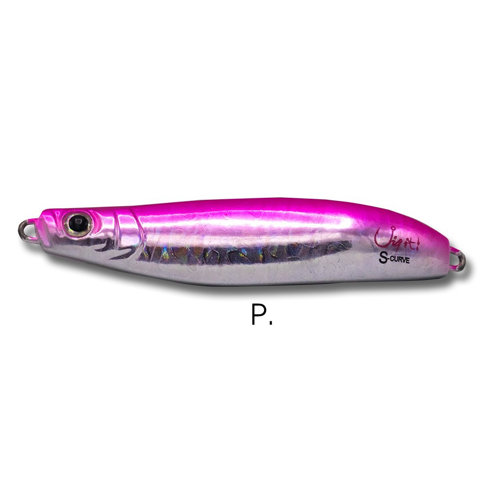 WEEBASS เหยื่อจิ๊กกิ้ง - รุ่น S-CURVE BY JIG IT 120g (P) WEEBASS เหยื่อจิ๊กกิ้ง - รุ่น S-CURVE BY JIG IT 120g (P)