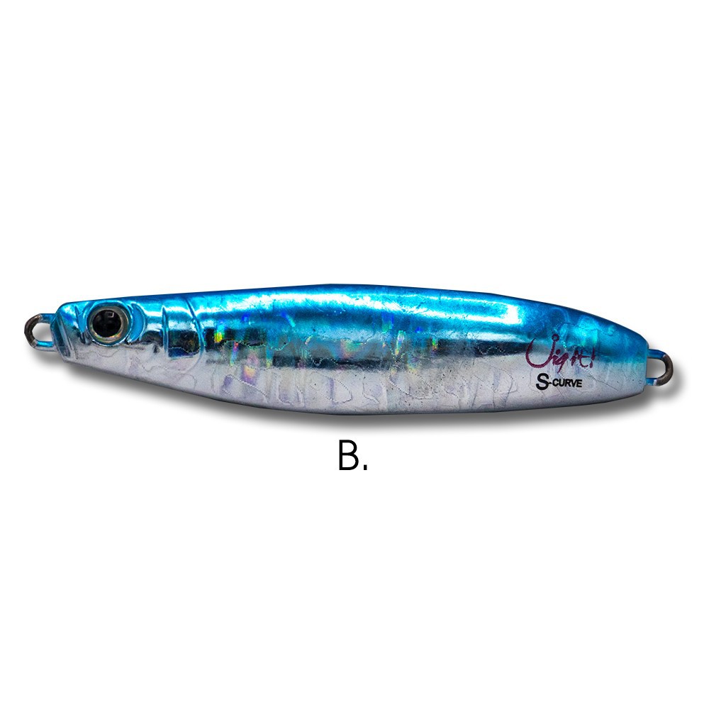 WEEBASS เหยื่อจิ๊กกิ้ง - รุ่น S-CURVE BY JIG IT 120g (B) WEEBASS เหยื่อจิ๊กกิ้ง - รุ่น S-CURVE BY JIG IT 120g (B)