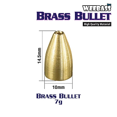 WEEBASS หัวจิ๊ก - รุ่น Brass Bullet 7g (3PCS)