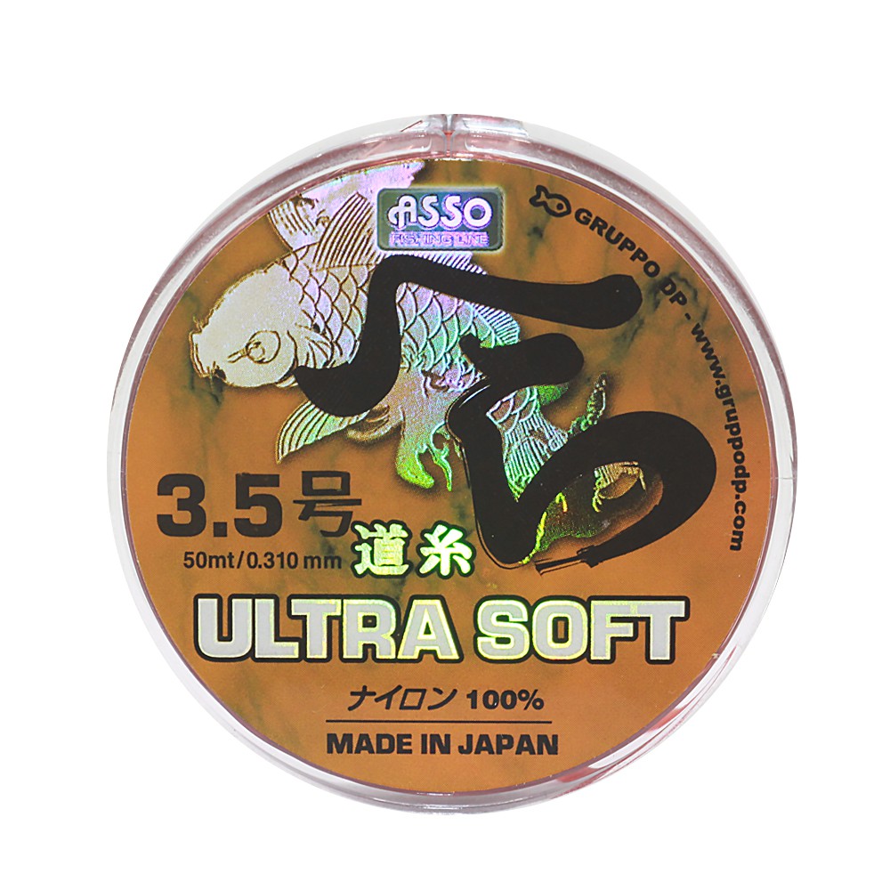ASSO สายเอ็น - รุ่น ULTRA SOFT 50mt DIAMETER 0.310mm NO 3.5 (1 SPL)