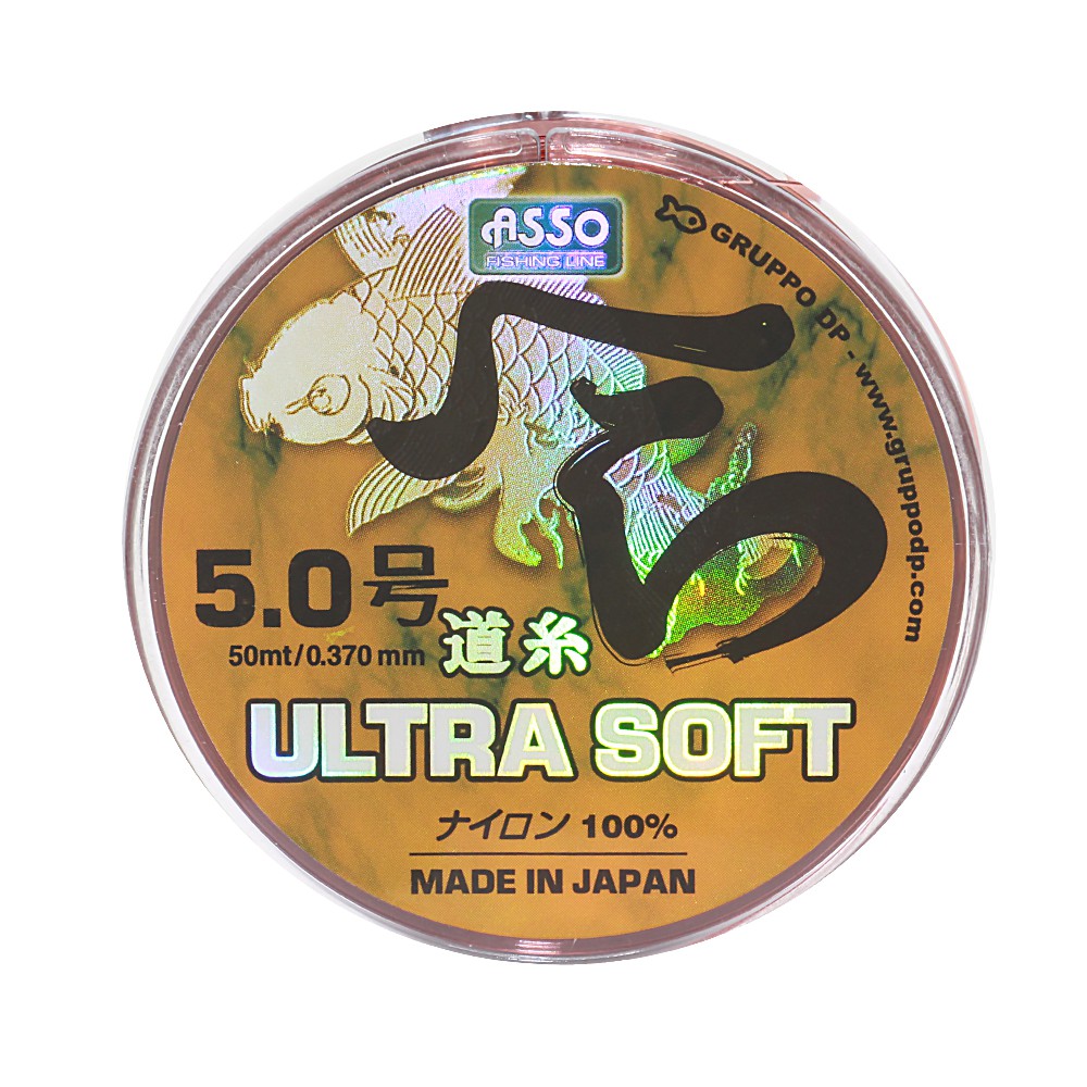ASSO สายเอ็น - รุ่น ULTRA SOFT 50mt DIAMETER 0.370mm NO 5.0 (1 SPL)