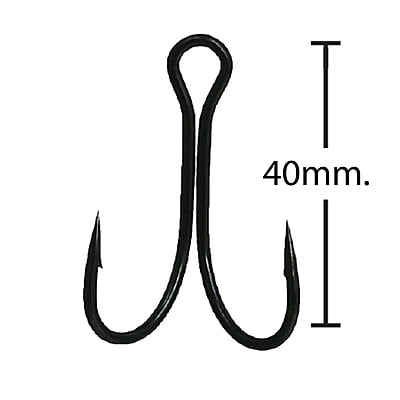 WEEBASS ตาเบ็ด - รุ่น BX DOUBLE HOOK DG36 , 3/0 (50pcs)