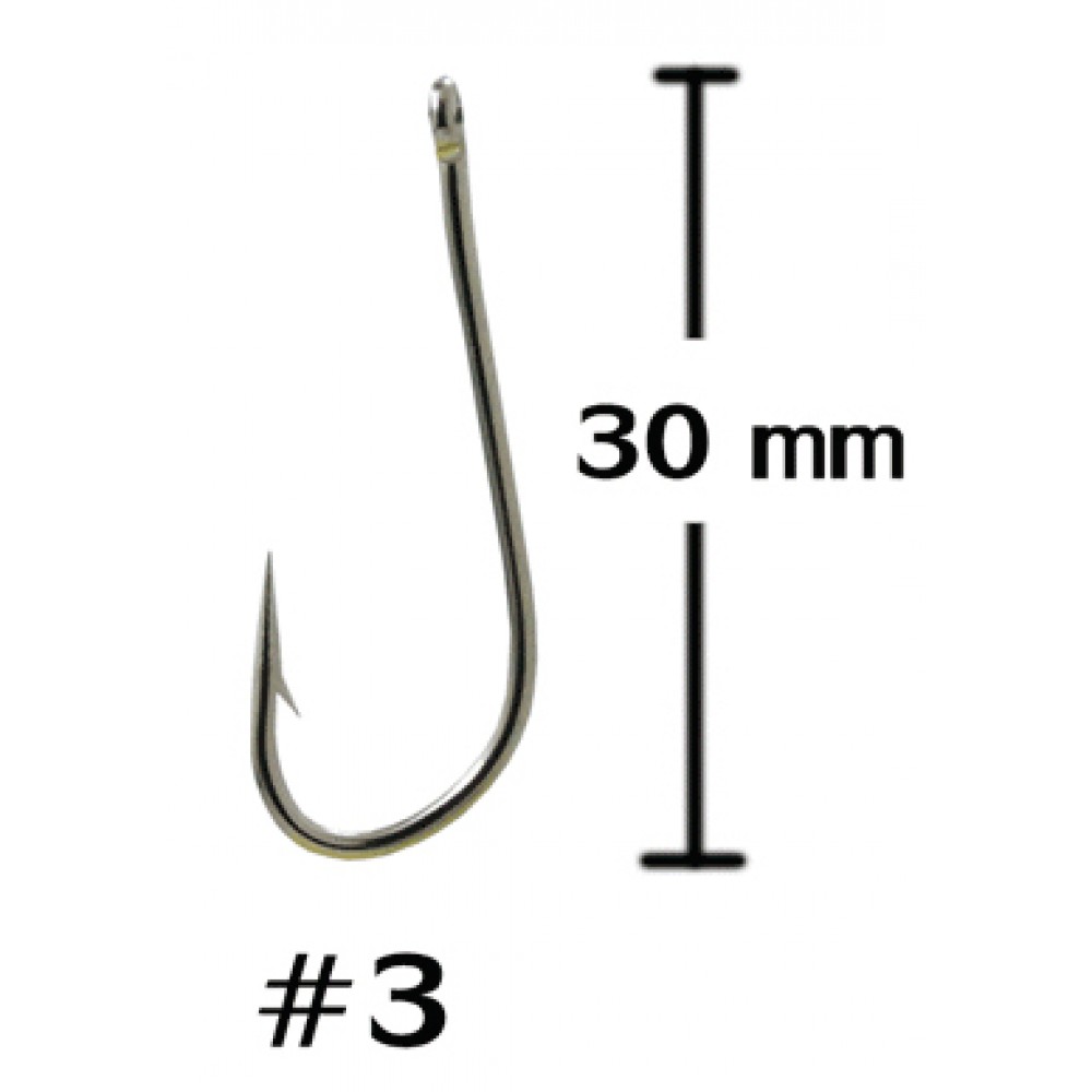 WEEBASS ตาเบ็ด - รุ่น BX KIRBY HOOK 20008 , 03 (100PCS)