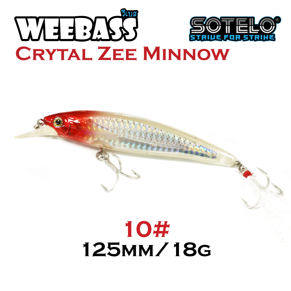 SOTELO - รุ่น CRYSTAL ZEE MINNOW M03C (125mm) 10