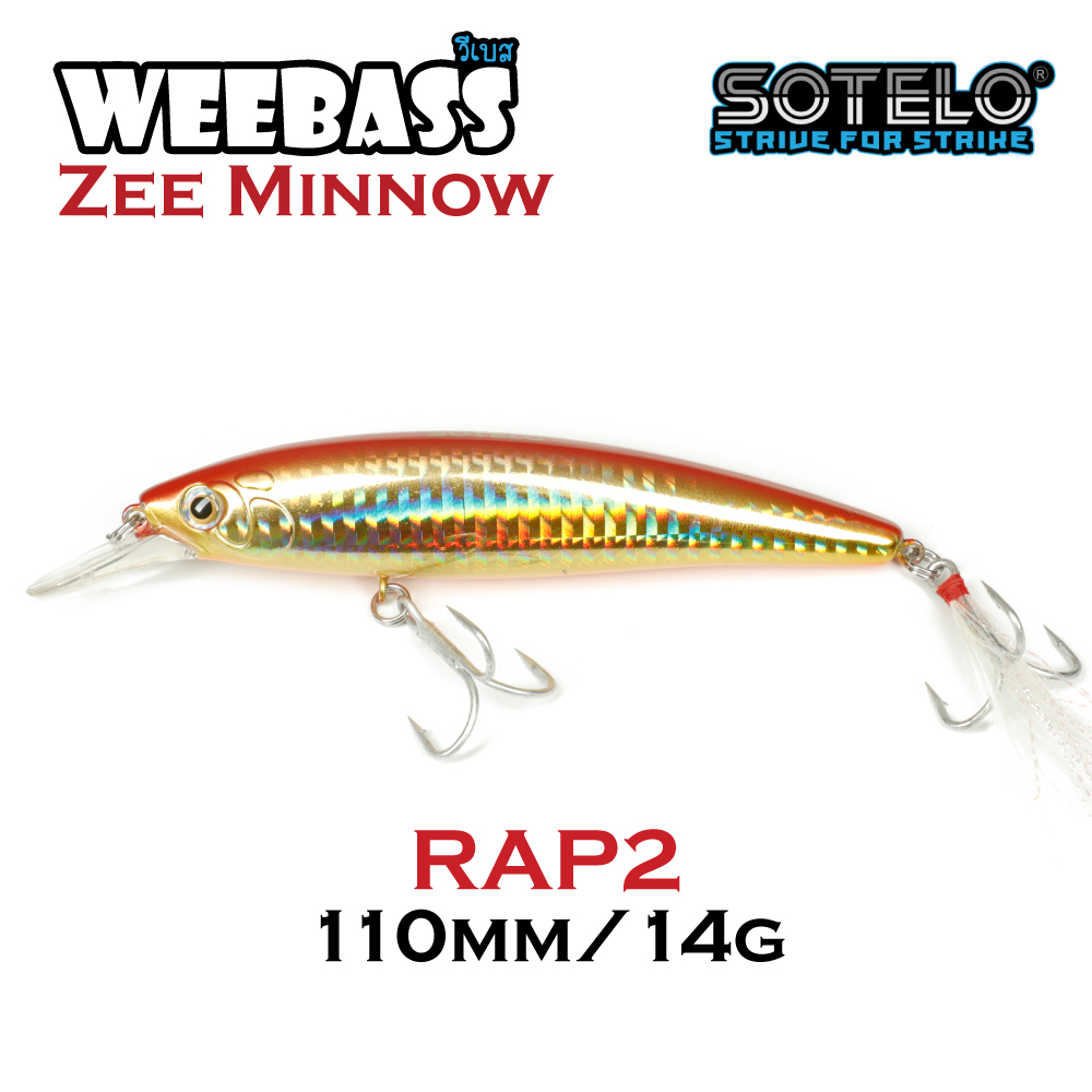 SOTELO - รุ่น ZEE MINNOW M23A (110mm) RAP2