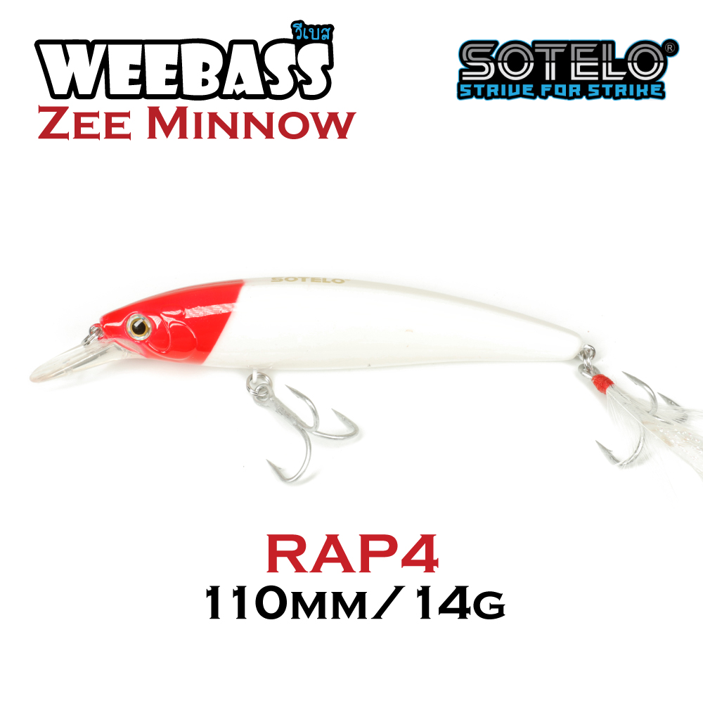 SOTELO - รุ่น ZEE MINNOW M23A (110mm) RAP4