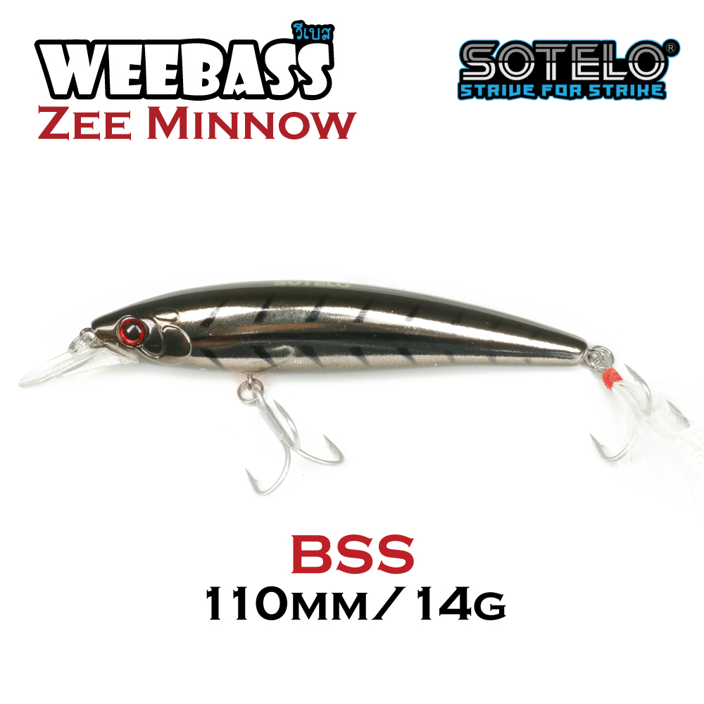 SOTELO - รุ่น ZEE MINNOW M23A (110mm) BSS