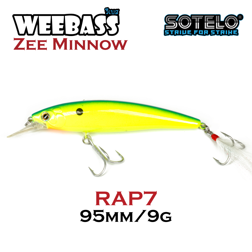 SOTELO - รุ่น ZEE MINNOW M23B (95mm) RAP7 SOTELO - รุ่น ZEE MINNOW M23B (95mm) RAP7