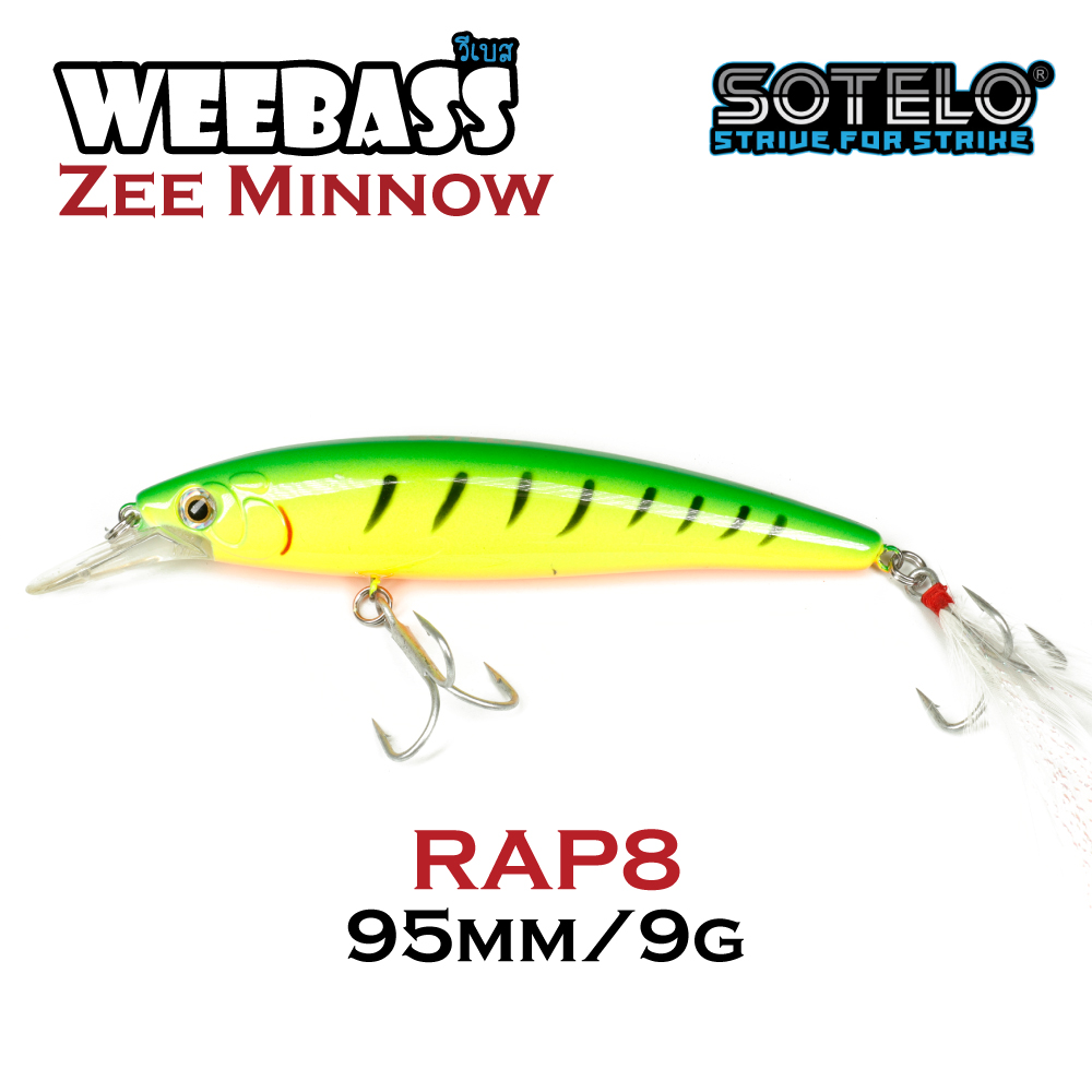 SOTELO - รุ่น ZEE MINNOW M23B (95mm) RAP8 SOTELO - รุ่น ZEE MINNOW M23B (95mm) RAP8