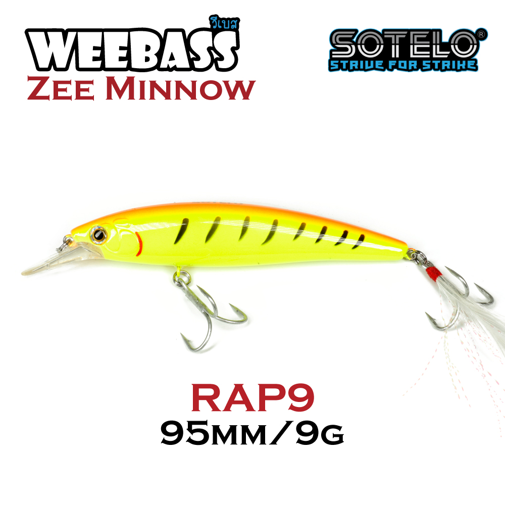 SOTELO - รุ่น ZEE MINNOW M23B (95mm) RAP9 SOTELO - รุ่น ZEE MINNOW M23B (95mm) RAP9
