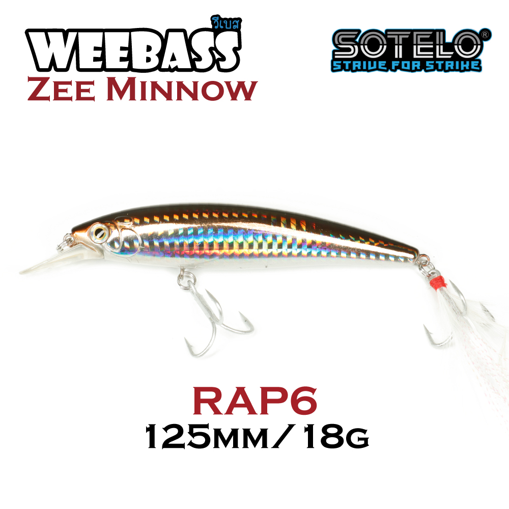SOTELO - รุ่น ZEE MINNOW M23C (125mm) RAP6 SOTELO - รุ่น ZEE MINNOW M23C (125mm) RAP6