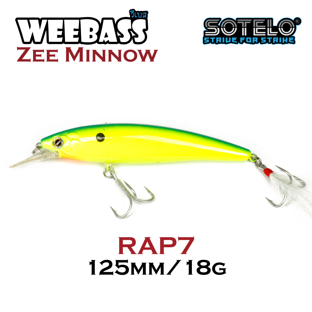 SOTELO - รุ่น ZEE MINNOW M23C (125mm) RAP7 SOTELO - รุ่น ZEE MINNOW M23C (125mm) RAP7