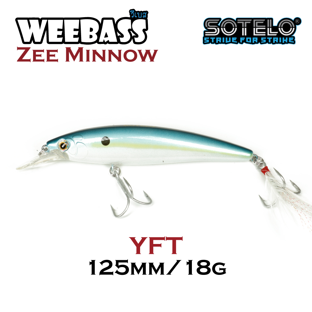 SOTELO - รุ่น ZEE MINNOW M23C (125mm) YFT SOTELO - รุ่น ZEE MINNOW M23C (125mm) YFT