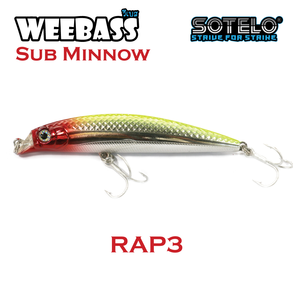 SOTELO - รุ่น SUB MINNOW M37 (90mm) RAP3