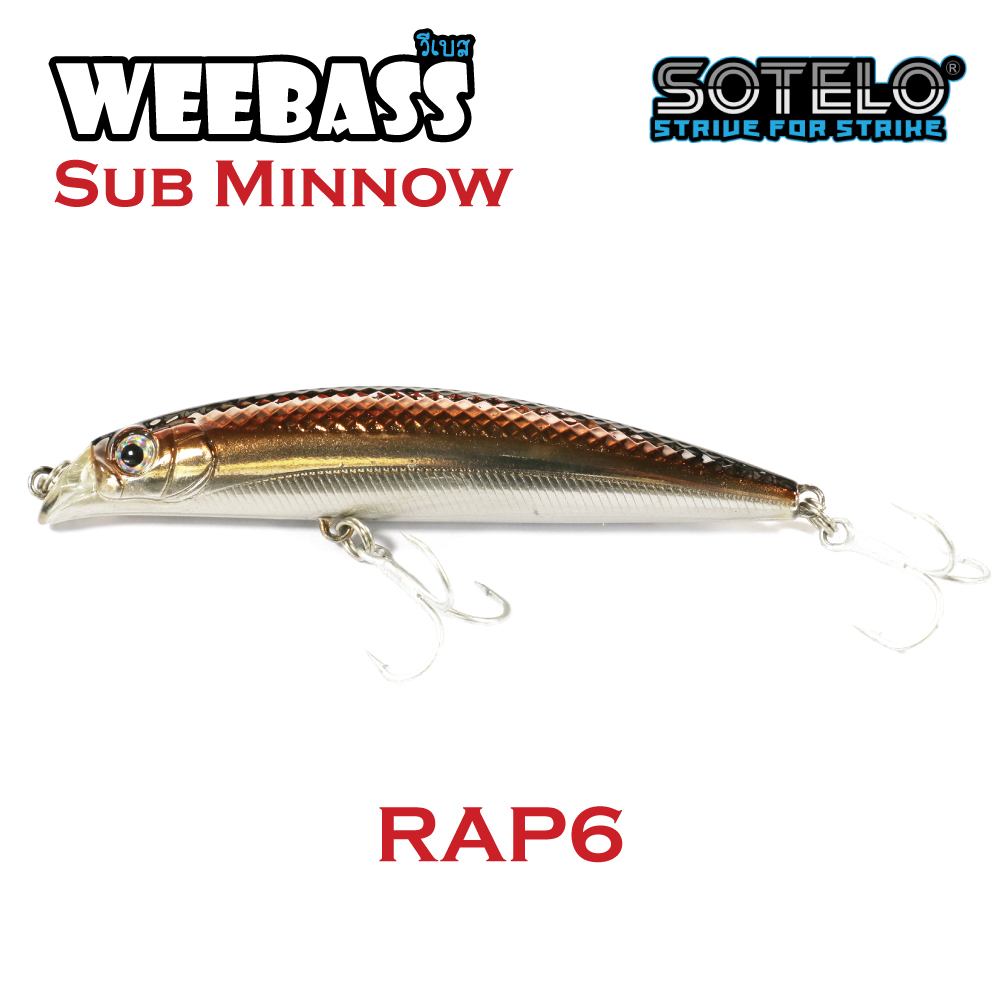 SOTELO - รุ่น SUB MINNOW M37 (90mm) RAP6