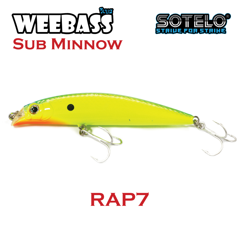 SOTELO - รุ่น SUB MINNOW M37 (90mm) RAP7