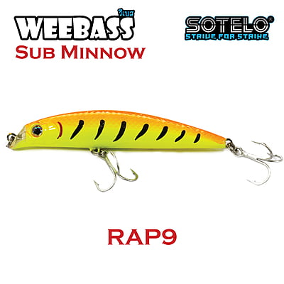 SOTELO - รุ่น SUB MINNOW M37 (90mm) RAP9