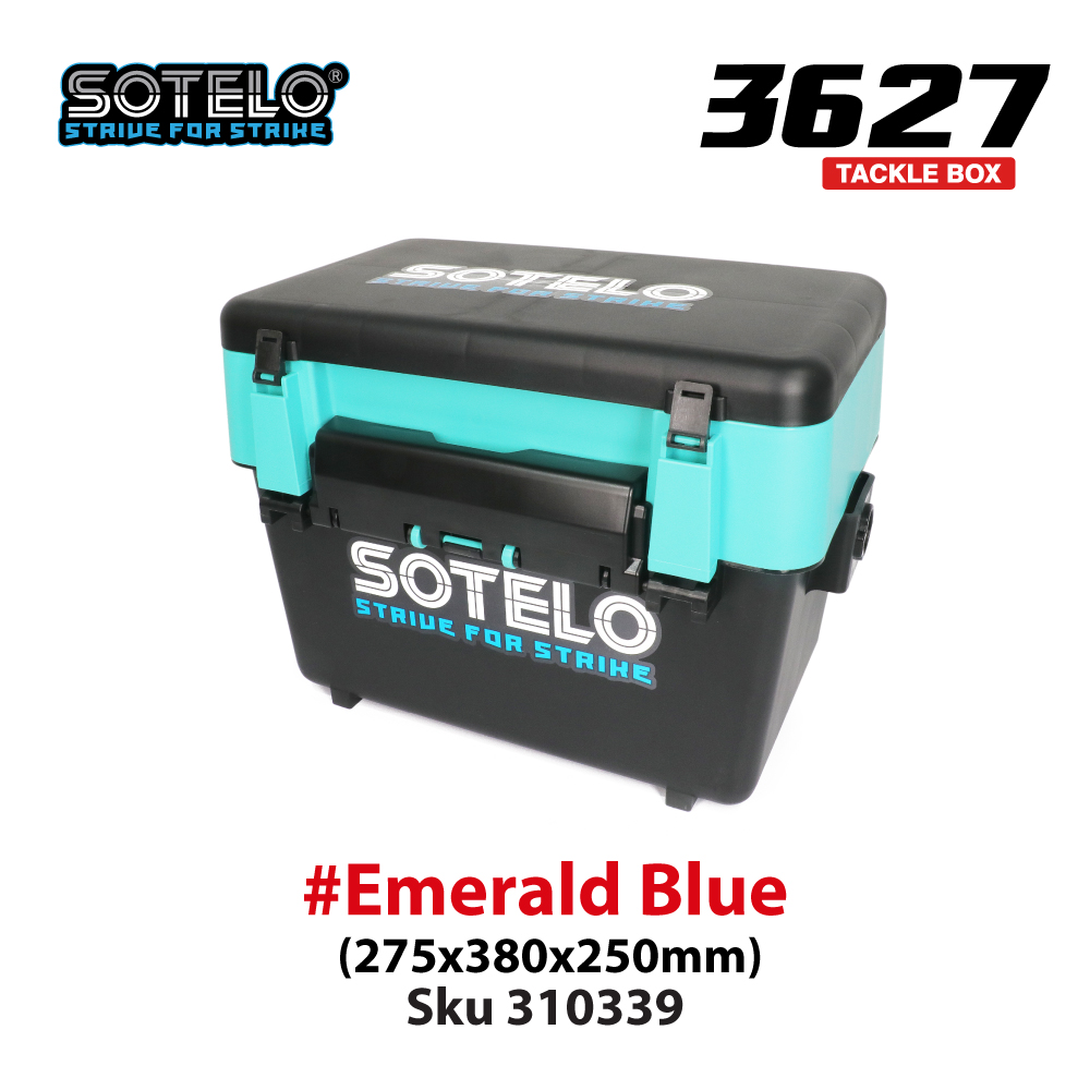 SOTELO กล่อง - 3627 ( 275x380x250 mm) , ( Emerald Blue )