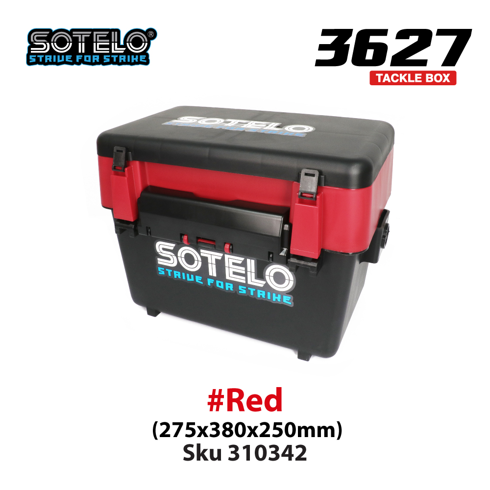 SOTELO กล่อง - 3627 ( 275x380x250 mm) , ( Red )