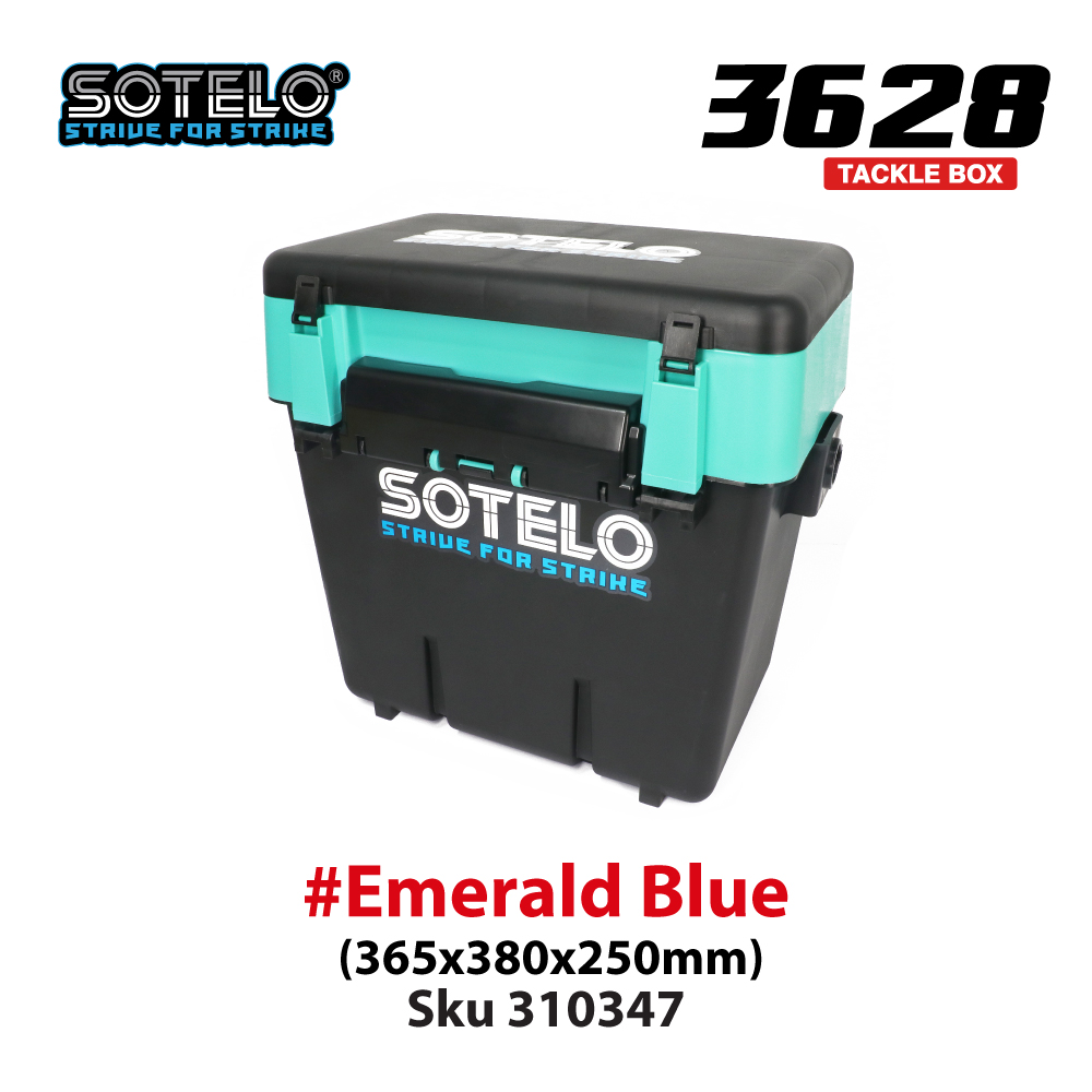 SOTELO กล่อง - 3628 ( 365x380x250 mm) , ( Emerald Blue )