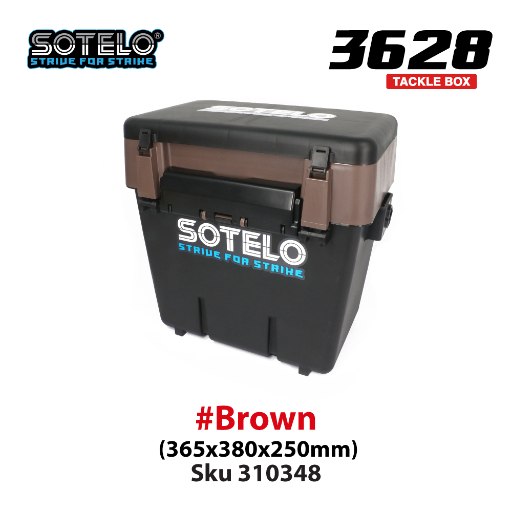 SOTELO กล่อง - 3628 ( 365x380x250 mm) , ( Brown )