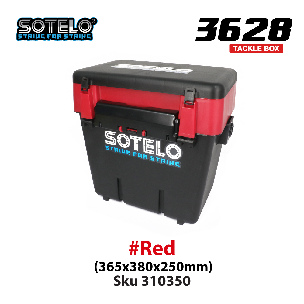 SOTELO กล่อง - 3628 ( 365x380x250 mm) , ( Red )