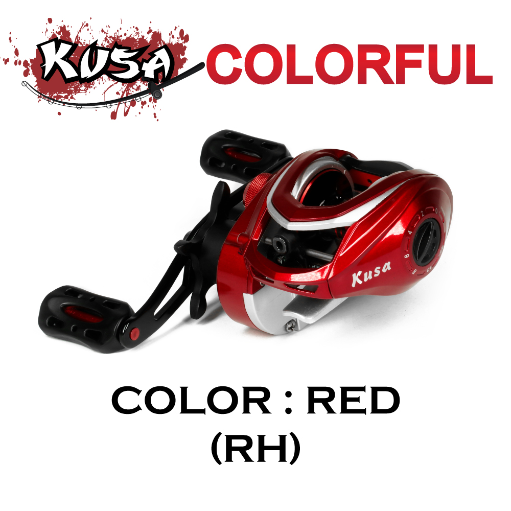 KUSA REEL (รอก) - รุ่น COLORFUL RED (RH)