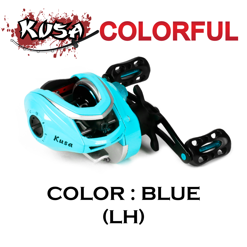 KUSA REEL (รอก) - รุ่น COLORFUL BLUE (LH)