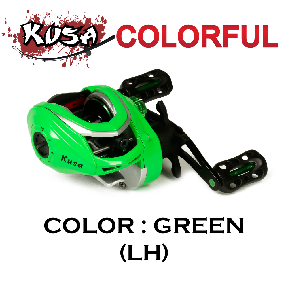 KUSA REEL (รอก) - รุ่น COLORFUL GREEN (LH)