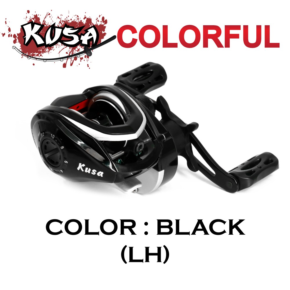 KUSA REEL (รอก) - รุ่น COLORFUL BLACK (LH)