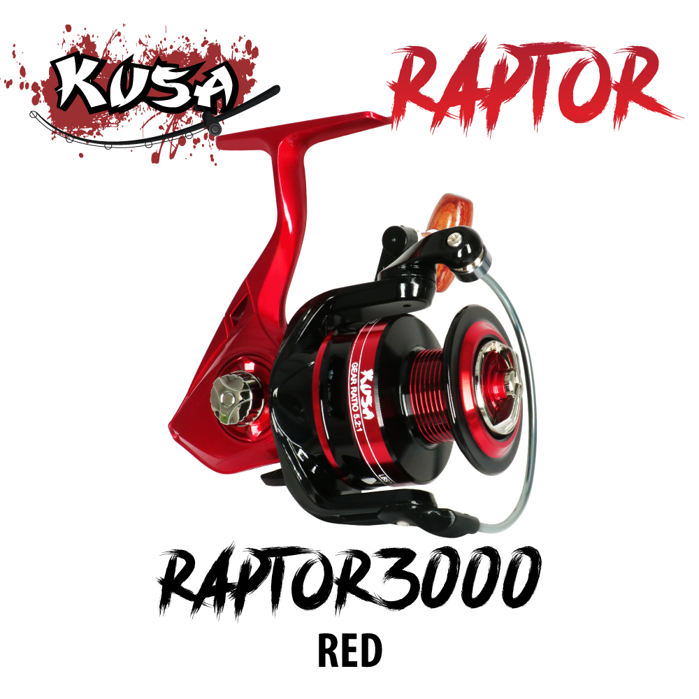 KUSA REEL (รอก) - รุ่น RAPTOR 3000 RED