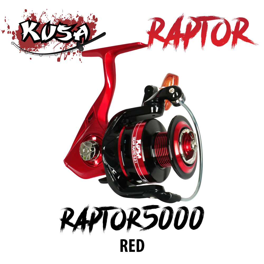 KUSA REEL (รอก) - รุ่น RAPTOR 5000 RED